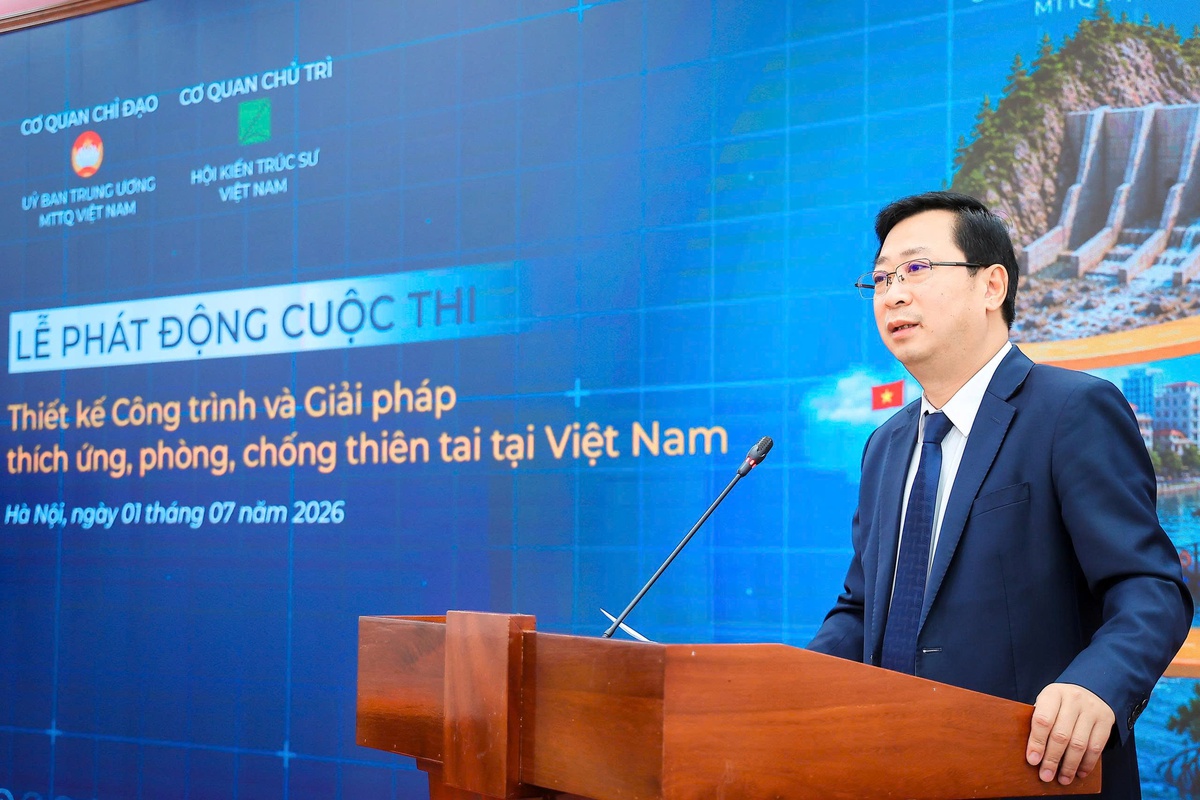 Phát động cuộc thi "Thiết kế công trình và giải pháp thích ứng, phòng, chống thiên tai tại Việt Nam"- Ảnh 1.