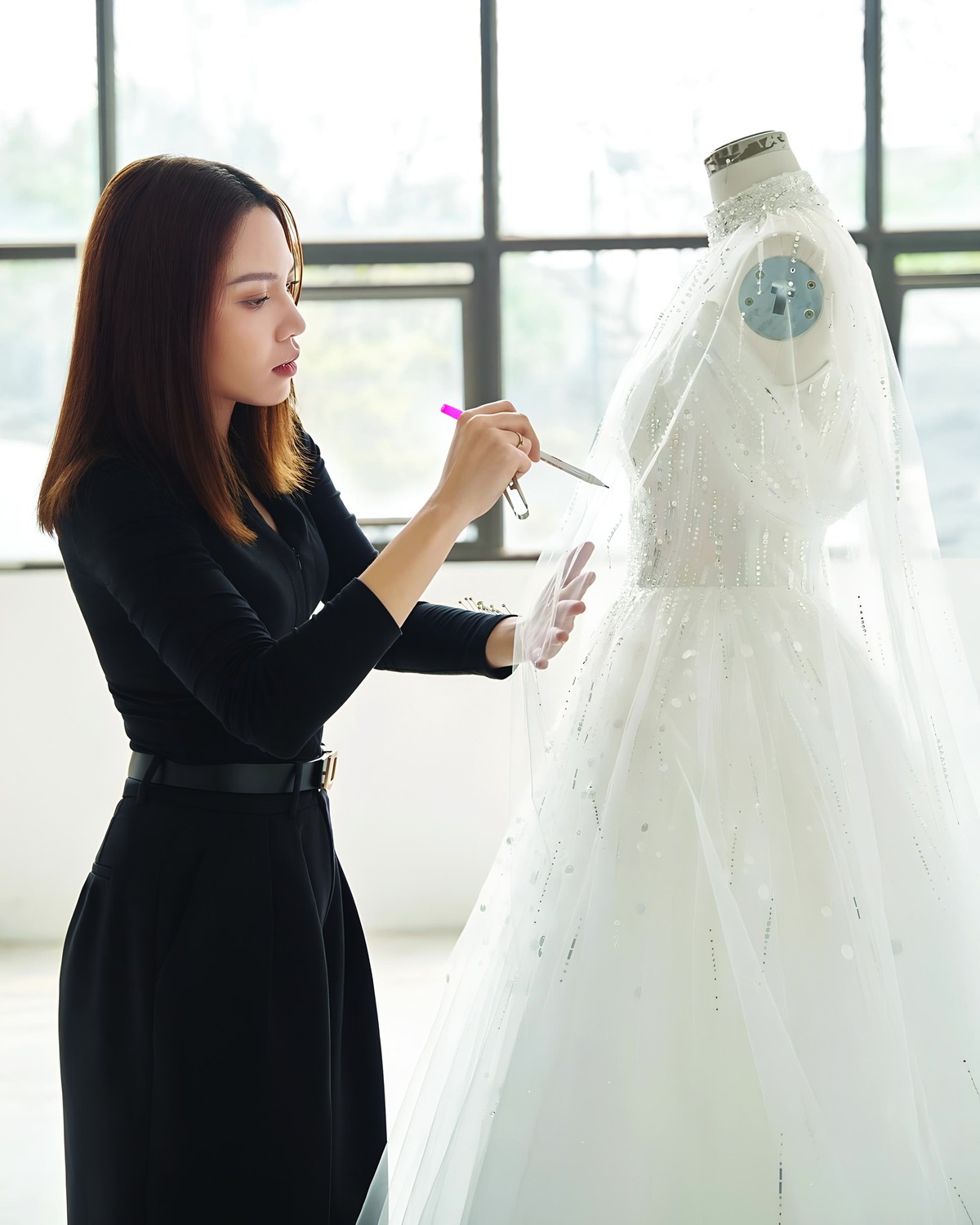 Váy cưới mang vẻ đẹp vượt thời gian- Ảnh 1.