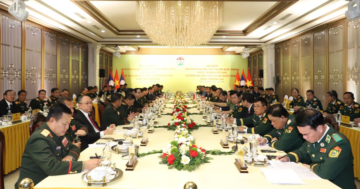 Những điểm nhấn quan trọng của Hội đàm giữa Bộ Quốc phòng hai nước Việt Nam - Lào- Ảnh 2.