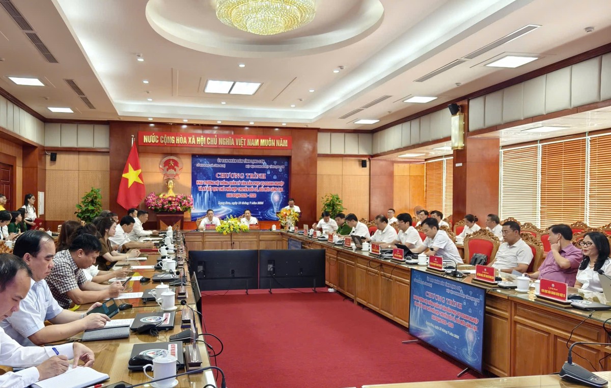 Lạng Sơn khai trương Hệ thống quản lý văn bản phục vụ doanh nghiệp, thúc đẩy chuyển đổi số - Ảnh 3.