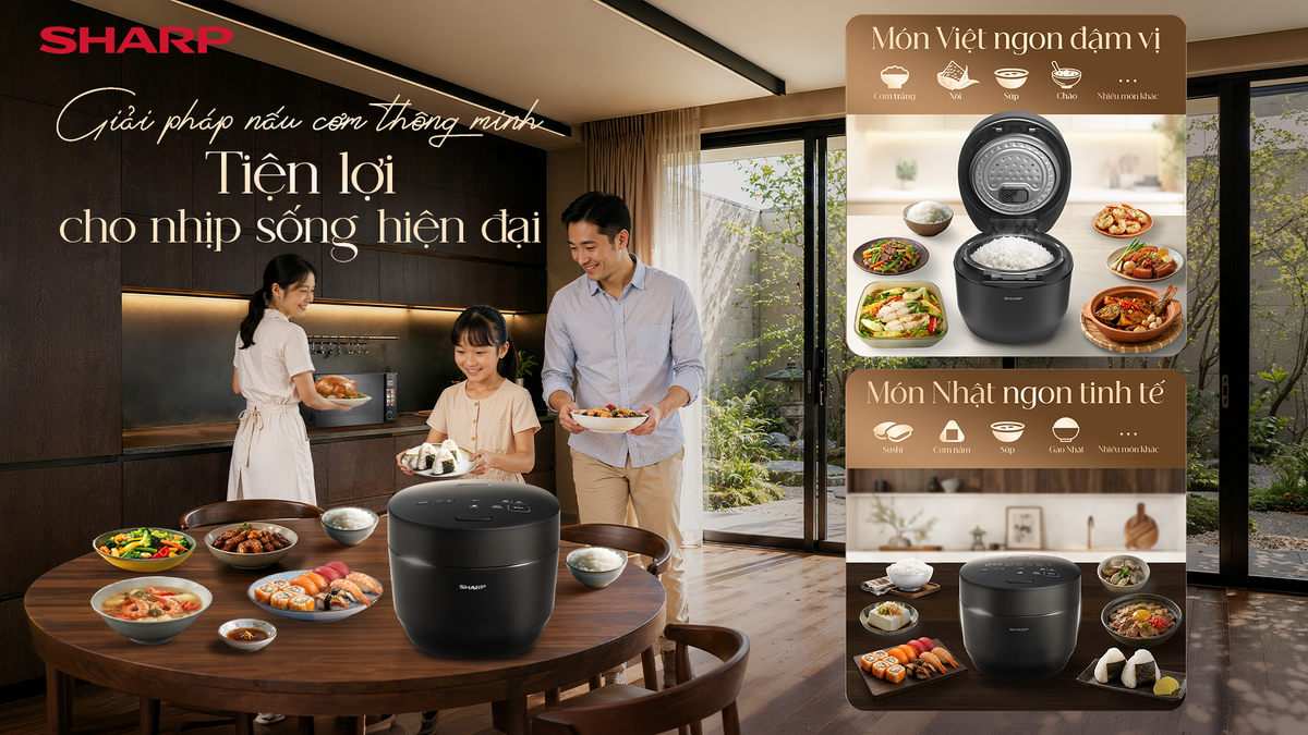 Sharp Maidaki - Tinh hoa nấu cơm chuẩn Nhật cho gia đình Việt- Ảnh 3.