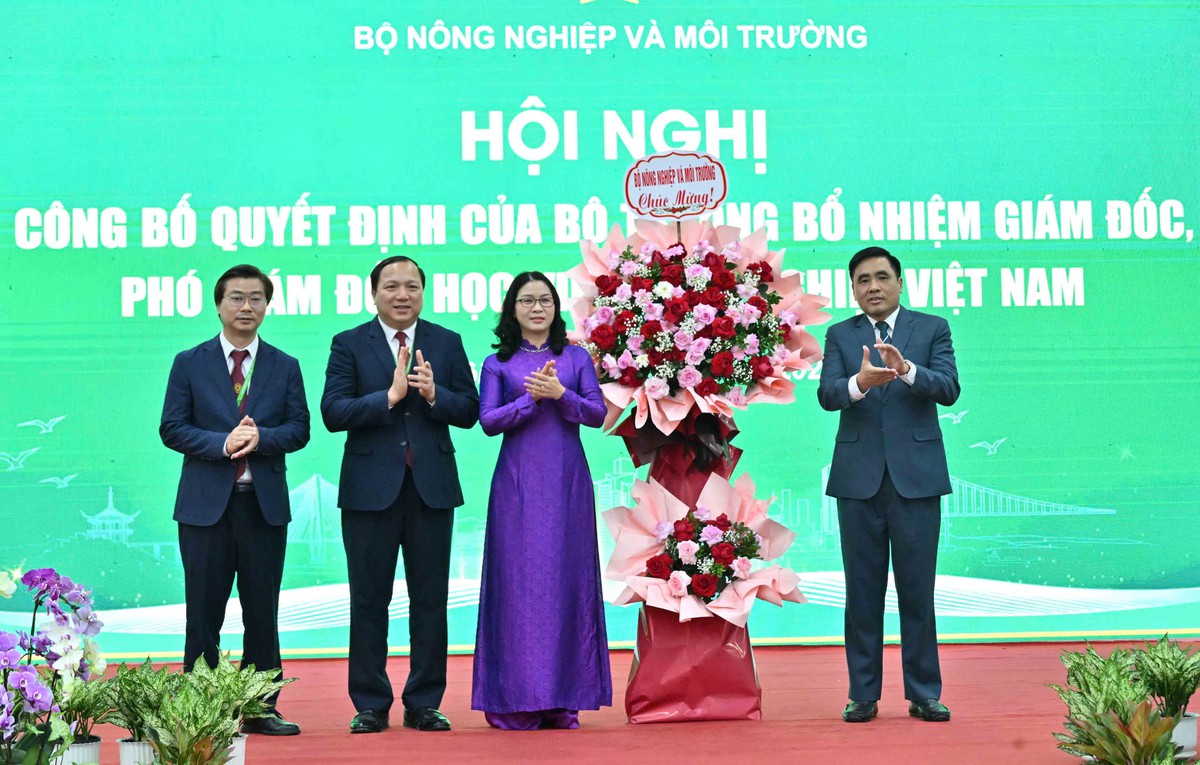 GS.TS Nguyễn Thị Lan tiếp tục được bổ nhiệm giữ chức Giám đốc Học viện Nông nghiệp Việt Nam - Ảnh 1.