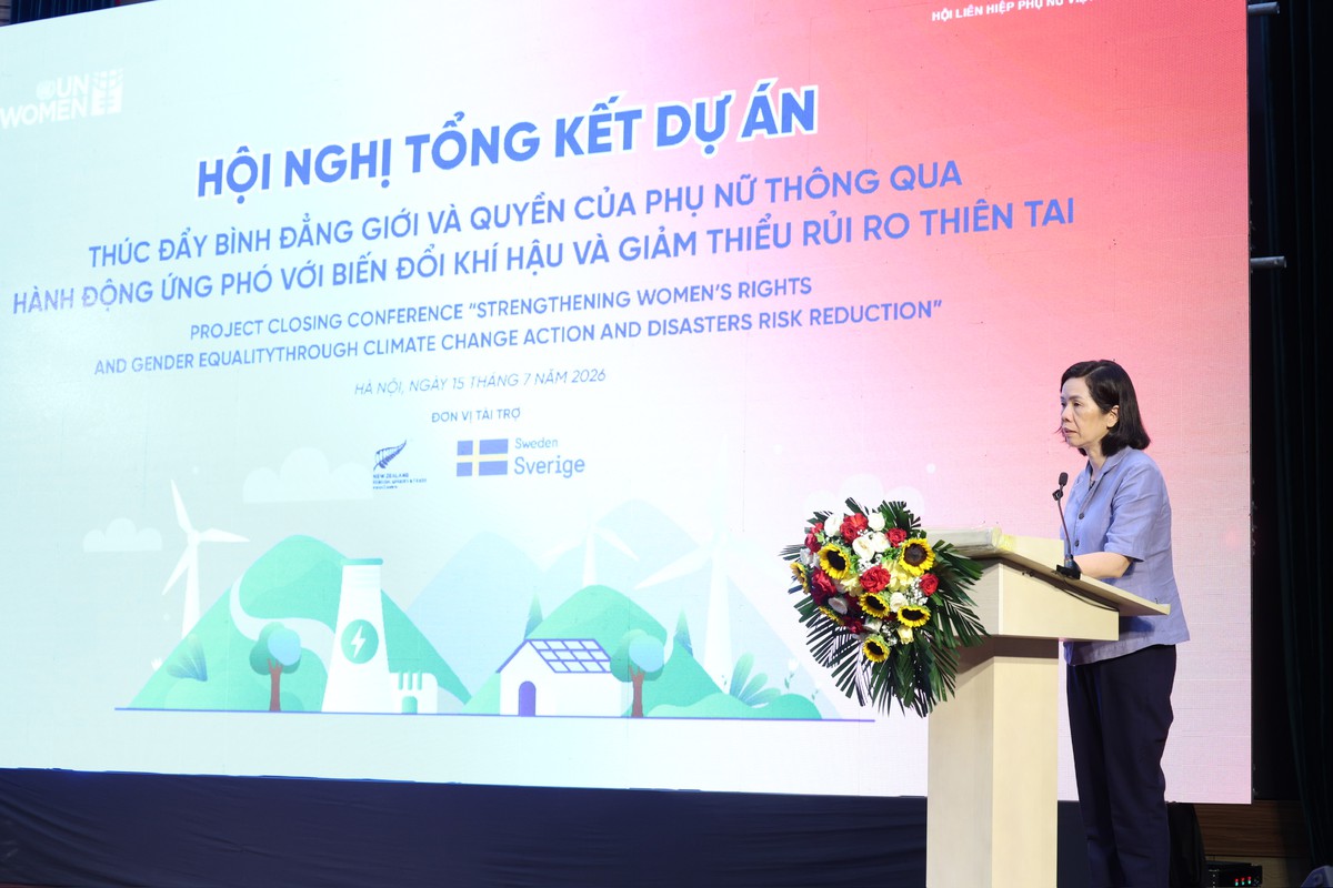 Trao quyền cho phụ nữ để xây dựng cộng đồng vững vàng trước thiên tai - Ảnh 5.