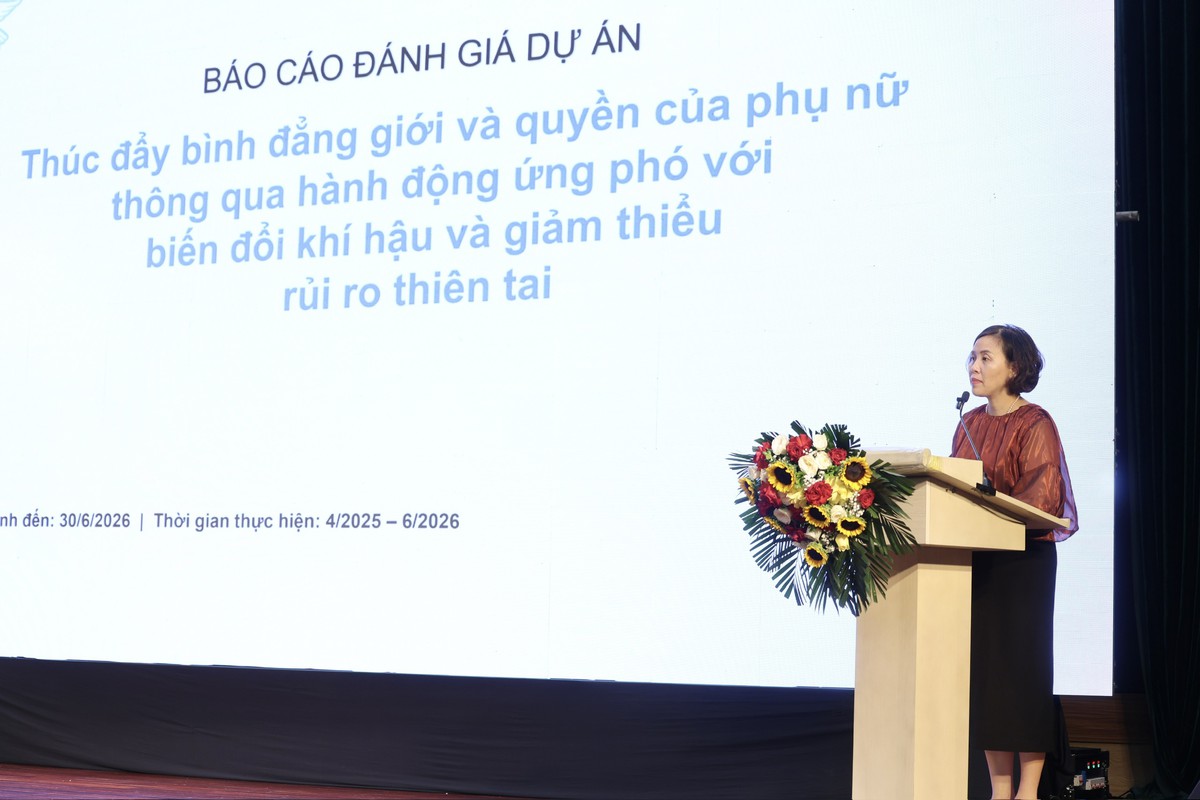 Hỗ trợ phụ nữ khởi nghiệp, phát triển sinh kế thích ứng với biến đổi khí hậu- Ảnh 1.