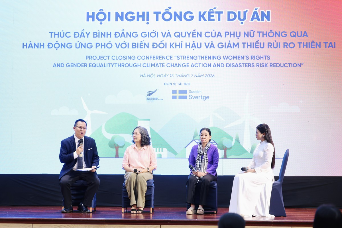 Trao quyền cho phụ nữ để xây dựng cộng đồng vững vàng trước thiên tai - Ảnh 1.