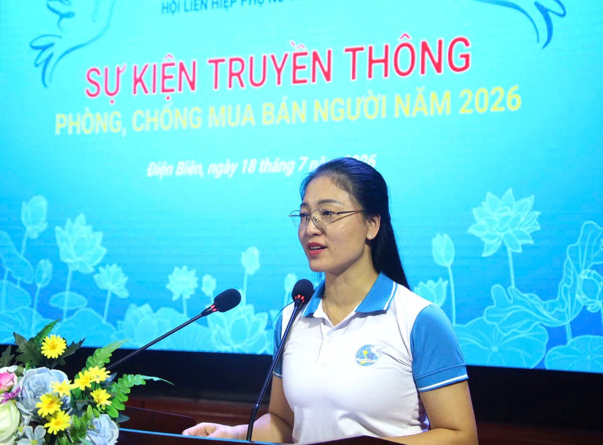 Phụ nữ Điện Biên xây dựng cộng đồng an toàn phòng chống mua bán người- Ảnh 1.