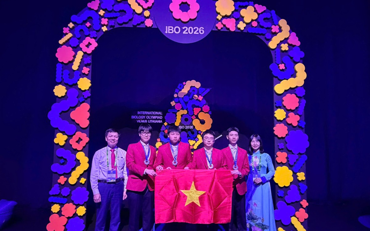 Việt Nam giành 4 Huy chương Vàng tại Olympic Hóa học quốc tế 2026- Ảnh 1.