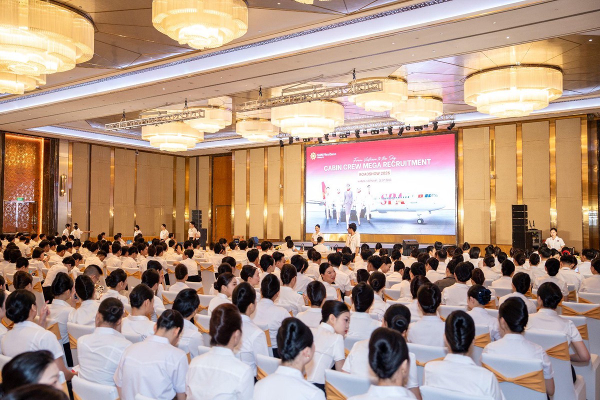 Sức nóng ngày hội tuyển dụng tiếp viên hàng không lớn nhất năm của Sun PhuQuoc Airways tại Hà Nội - Ảnh 10.