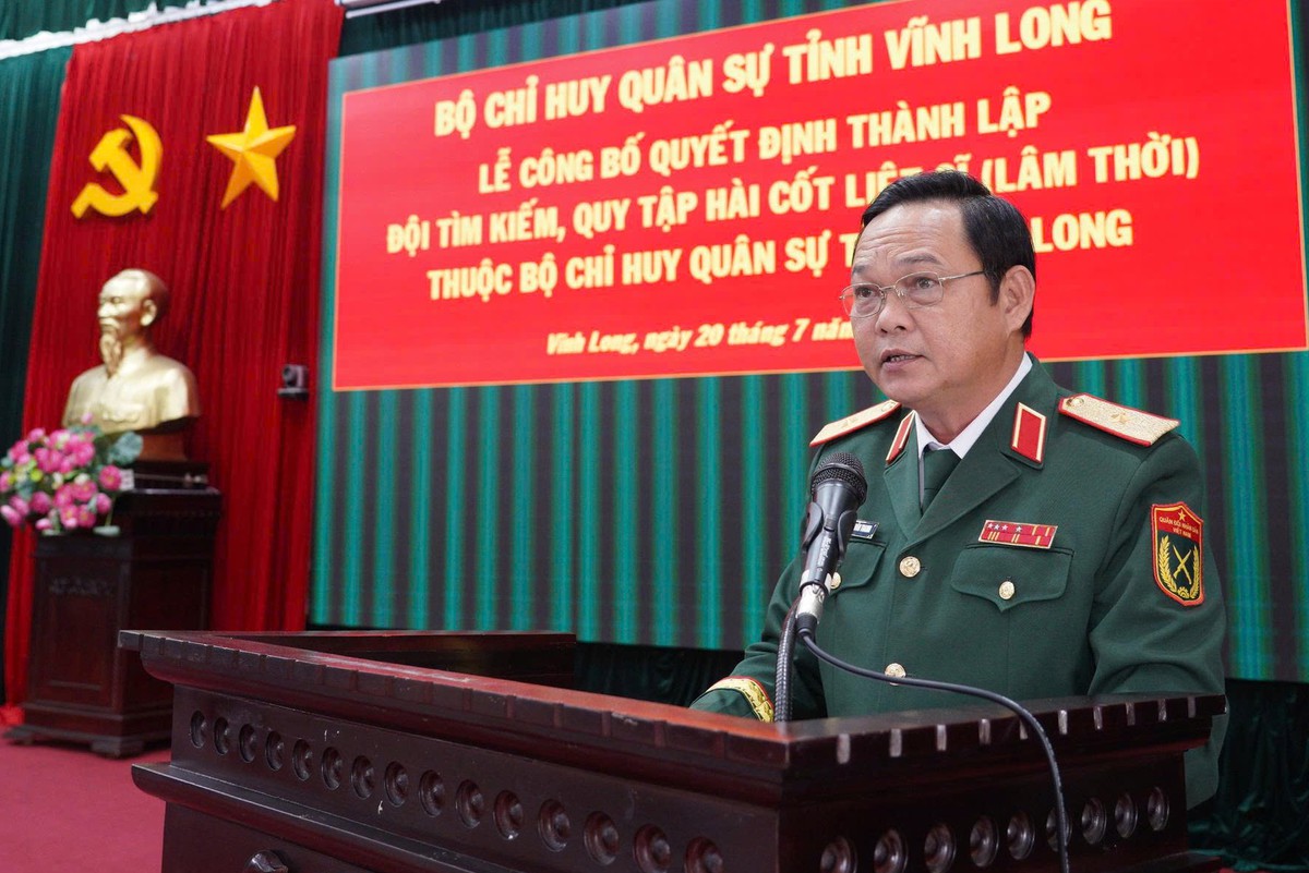 Vĩnh Long thành lập Đội tìm kiếm, quy tập hài cốt liệt sĩ - Ảnh 1.