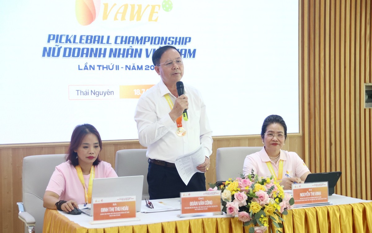Hiệp hội nữ doanh nhân Việt Nam tổ chức Giải Pickleball, gây quỹ "Trao nhà mái ấm yêu thương"- Ảnh 1.