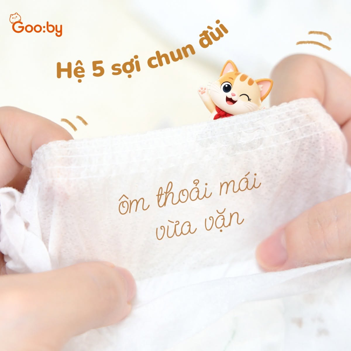 Gooby cải tiến từ những điểm chạm nhỏ, nâng niu làn da bé sơ sinh - Ảnh 1.