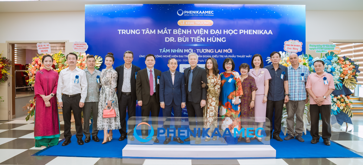 Bệnh viện Đại học Phenikaa khai trương Trung tâm Mắt - Ảnh 1.