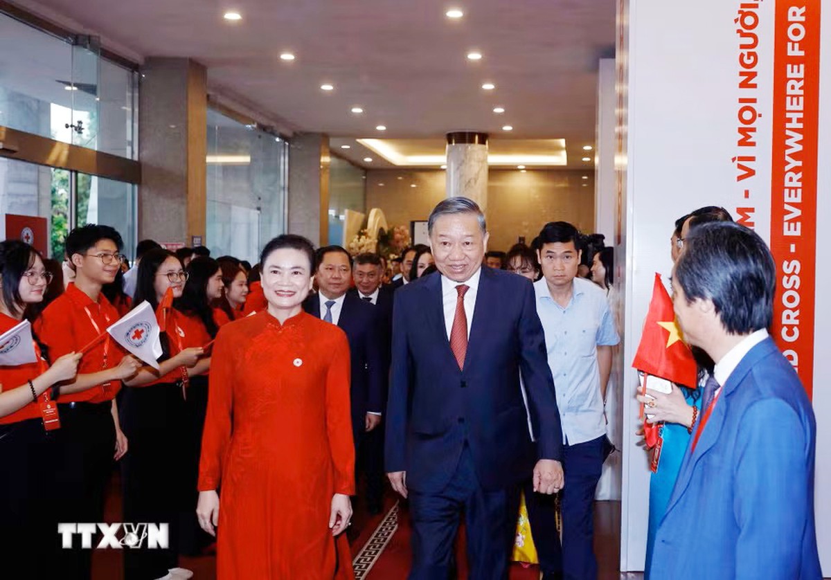 Khai mạc trọng thể Đại hội đại biểu toàn quốc Hội Chữ thập Đỏ Việt Nam lần thứ XII - Ảnh 1.
