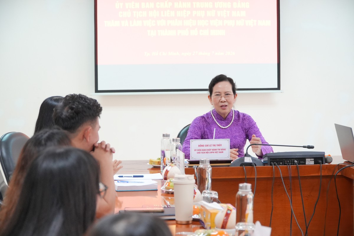 Phân hiệu Học viện Phụ nữ Việt Nam tại TPHCM bước vào giai đoạn phát triển mới - Ảnh 1.