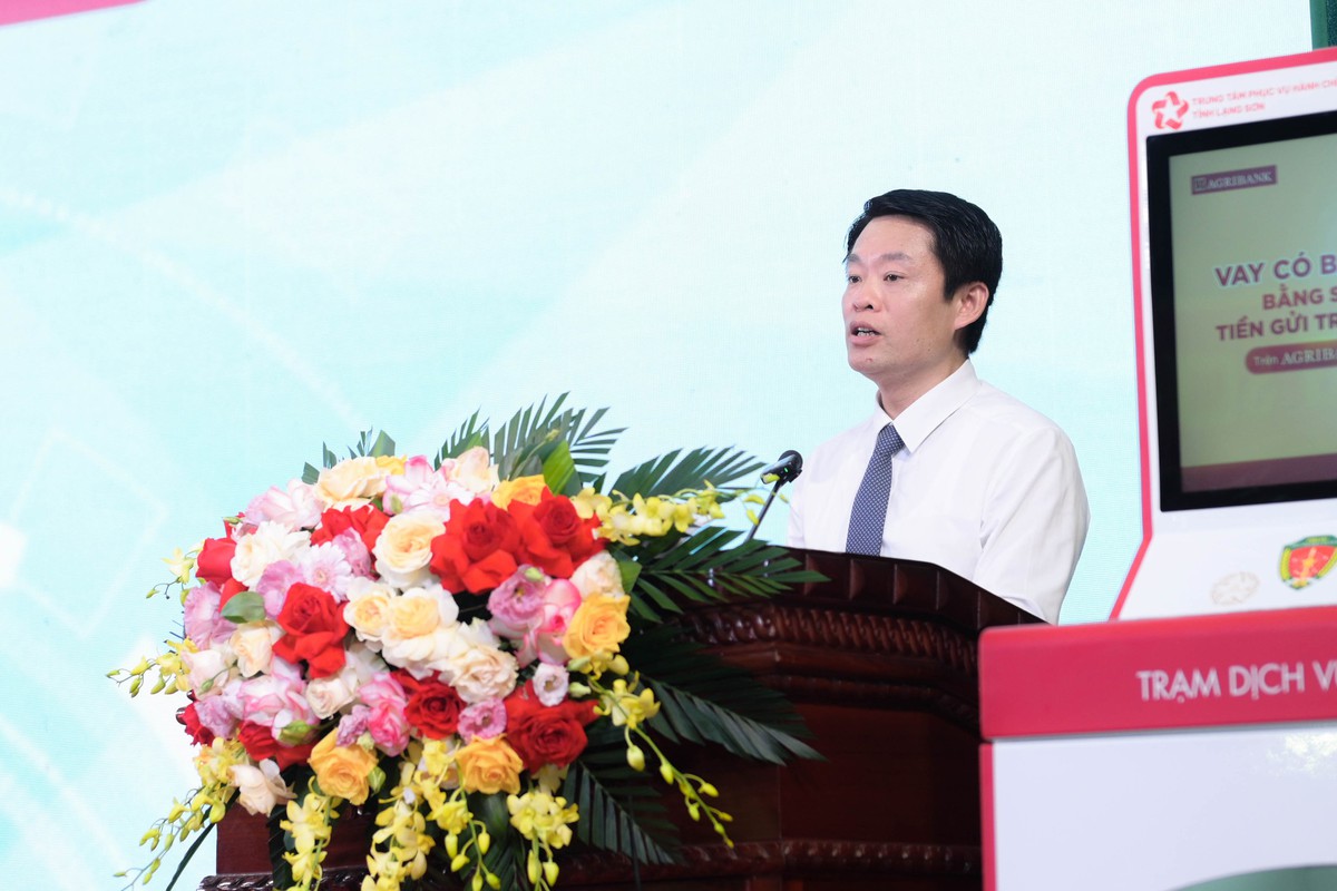 Agribank đồng hành cùng tỉnh Lạng Sơn ra mắt Trạm dịch vụ công số: Ứng dụng công nghệ trong cải cách hành chính, xây dựng thế hệ “công dân số” - Ảnh 4.