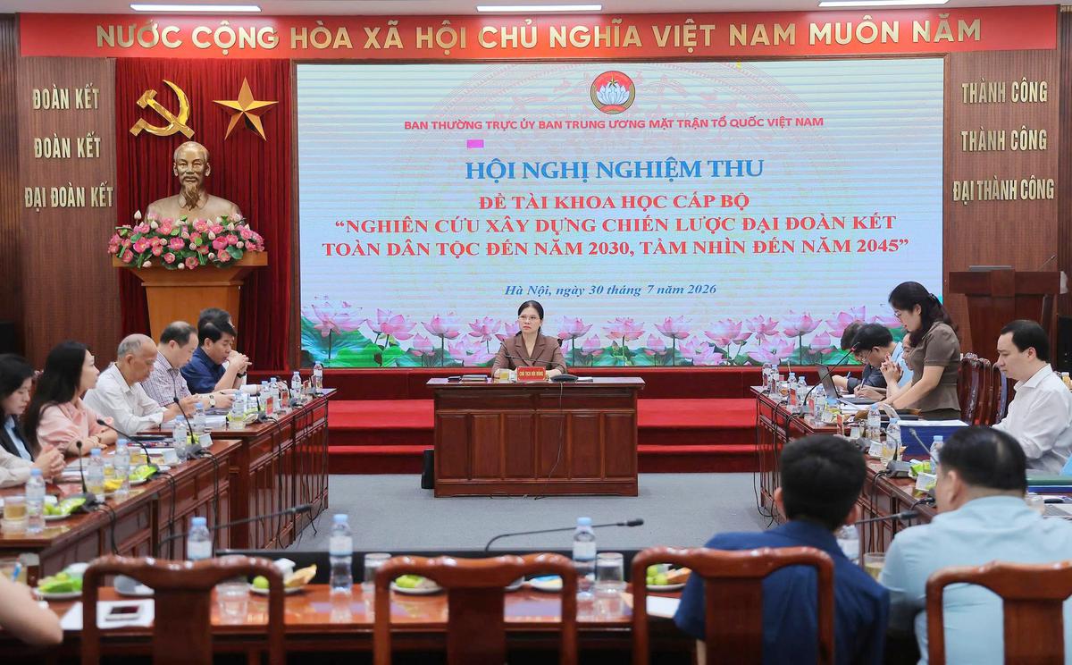 Phát huy vai trò của MTTQ Việt Nam, xây dựng chiến lược đại đoàn kết toàn dân tộc đến năm 2030 - Ảnh 1.