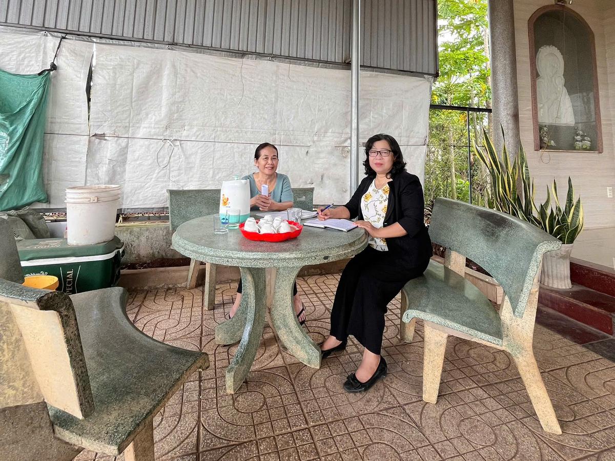 Nữ cán bộ Mặt trận và những câu chuyện hòa giải ấn tượng- Ảnh 1.