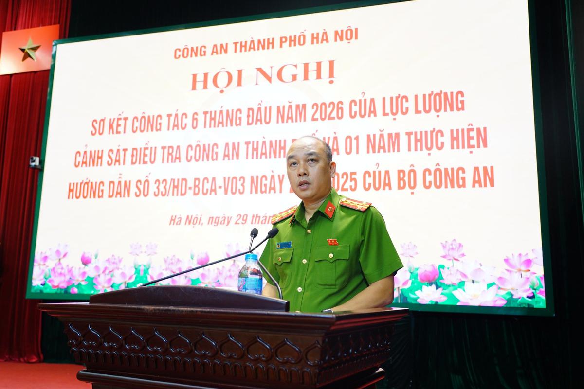 Lực lượng Cảnh sát điều tra Công an Hà Nội kéo giảm hơn 20% tội phạm trật tự xã hội - Ảnh 1.