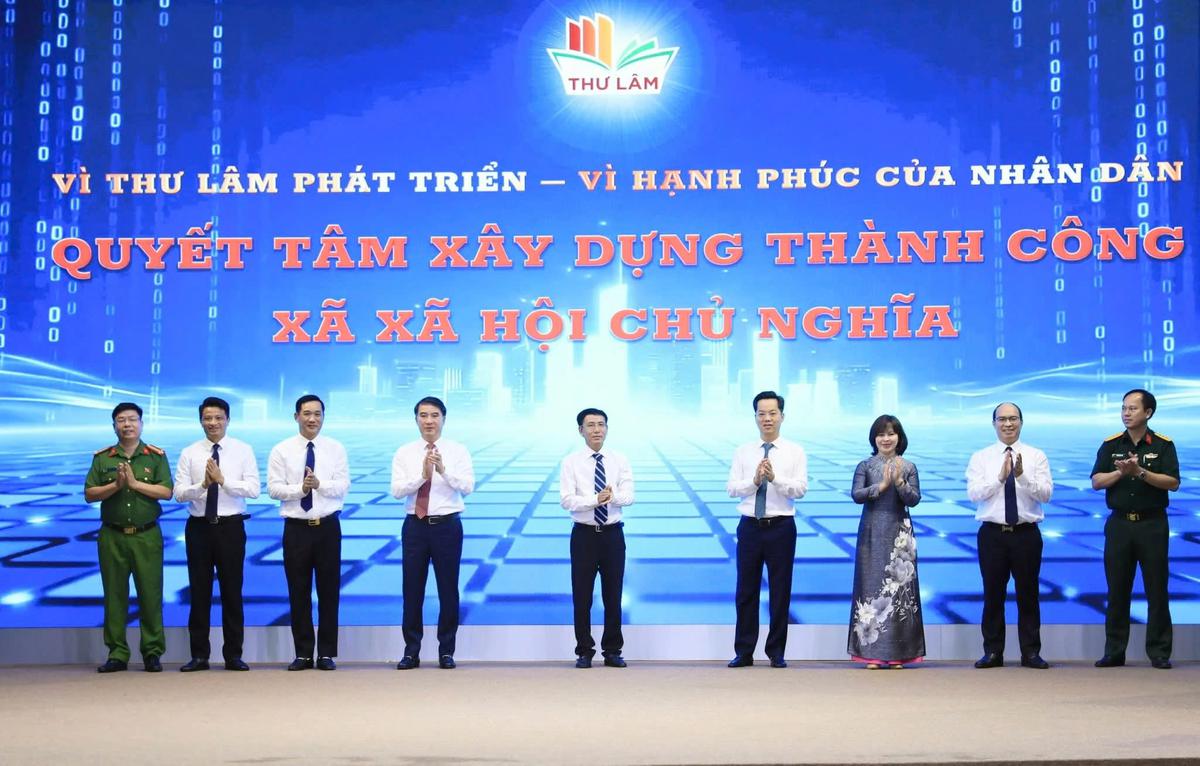 Thư Lâm bám sát 5 yêu cầu xuyên suốt quá trình triển khai mô hình xã xã hội chủ nghĩa - Ảnh 1.