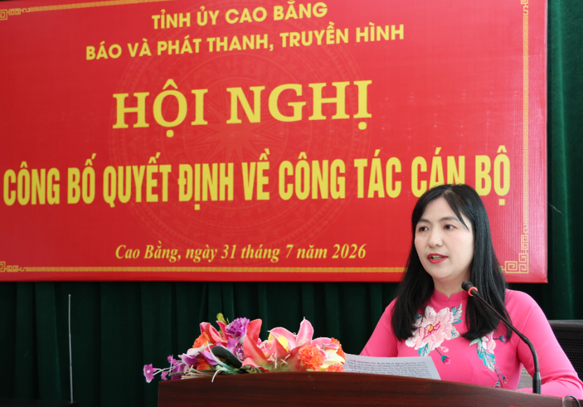 Bổ nhiệm nữ Phó Giám đốc Báo và Phát thanh, truyền hình Cao Bằng - Ảnh 2.