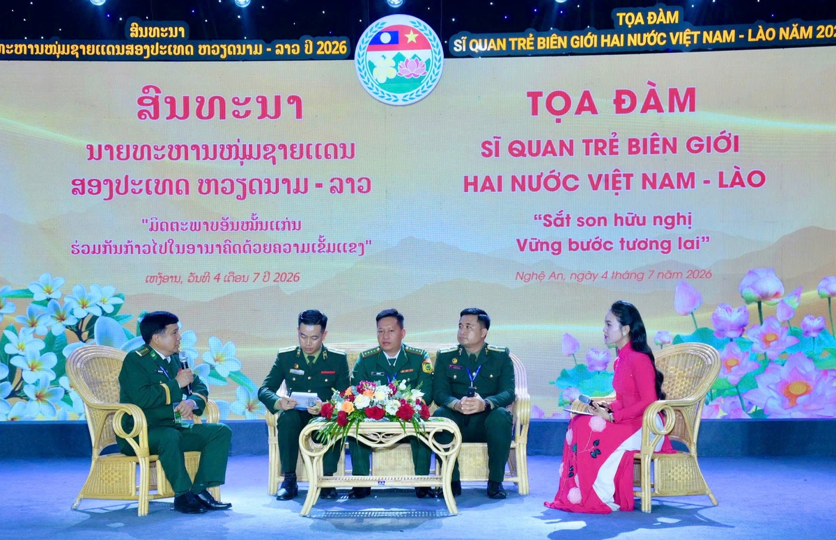 Giao lưu sĩ quan trẻ hai nước Việt Nam - Lào: "Sắt son hữu nghị - Vững bước tương lai"- Ảnh 3.