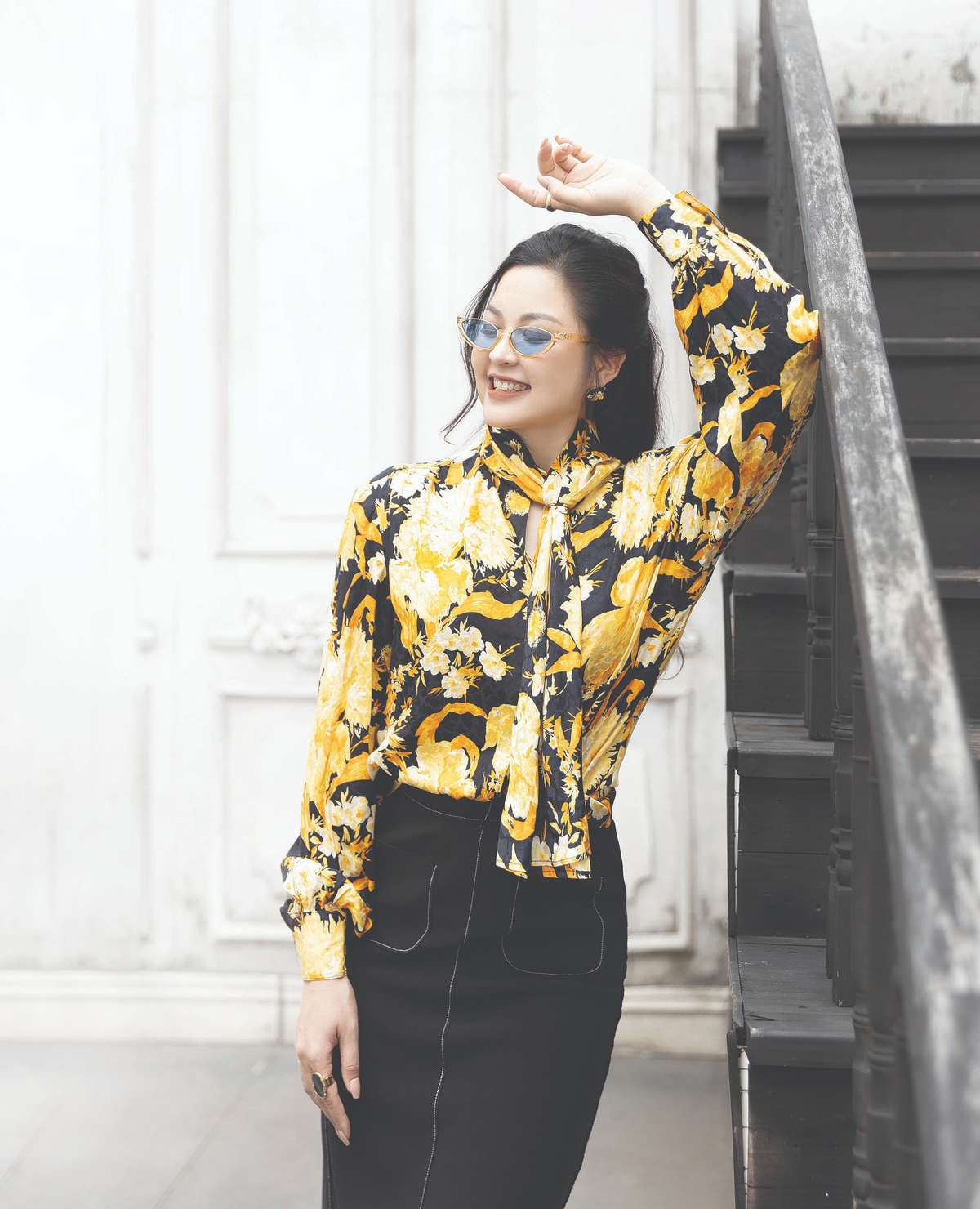 MC Thu Hương và "cuộc chơi" với thời trang vintage- Ảnh 1.