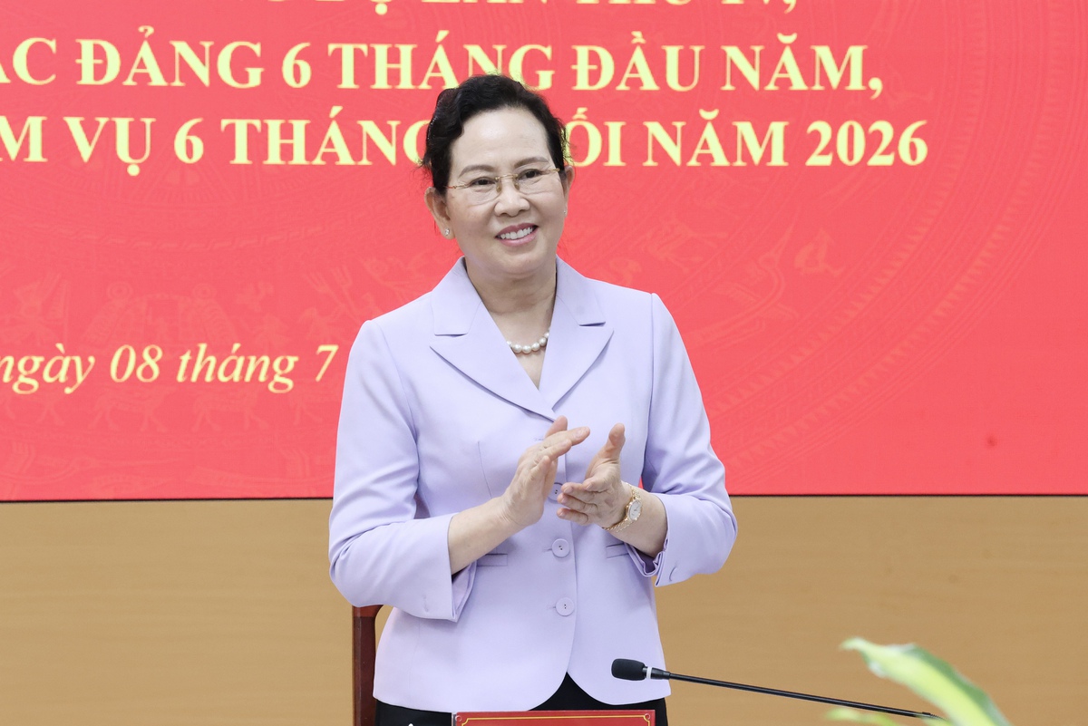 Đảng ủy TƯ Hội LHPN Việt Nam: Quyết tâm bứt phá và nâng cao chất lượng công tác giai đoạn nửa cuối năm 2026- Ảnh 1.