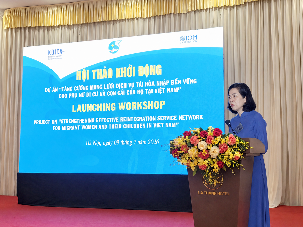 Tăng cường mạng lưới hỗ trợ để phụ nữ di cư hồi hương không bị bỏ lại phía sau- Ảnh 1.