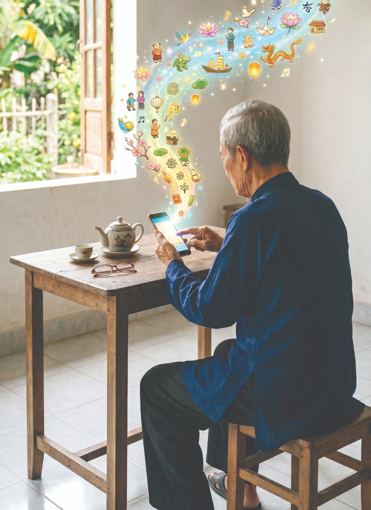 Người già bước vào thế giới số - Ảnh 2.