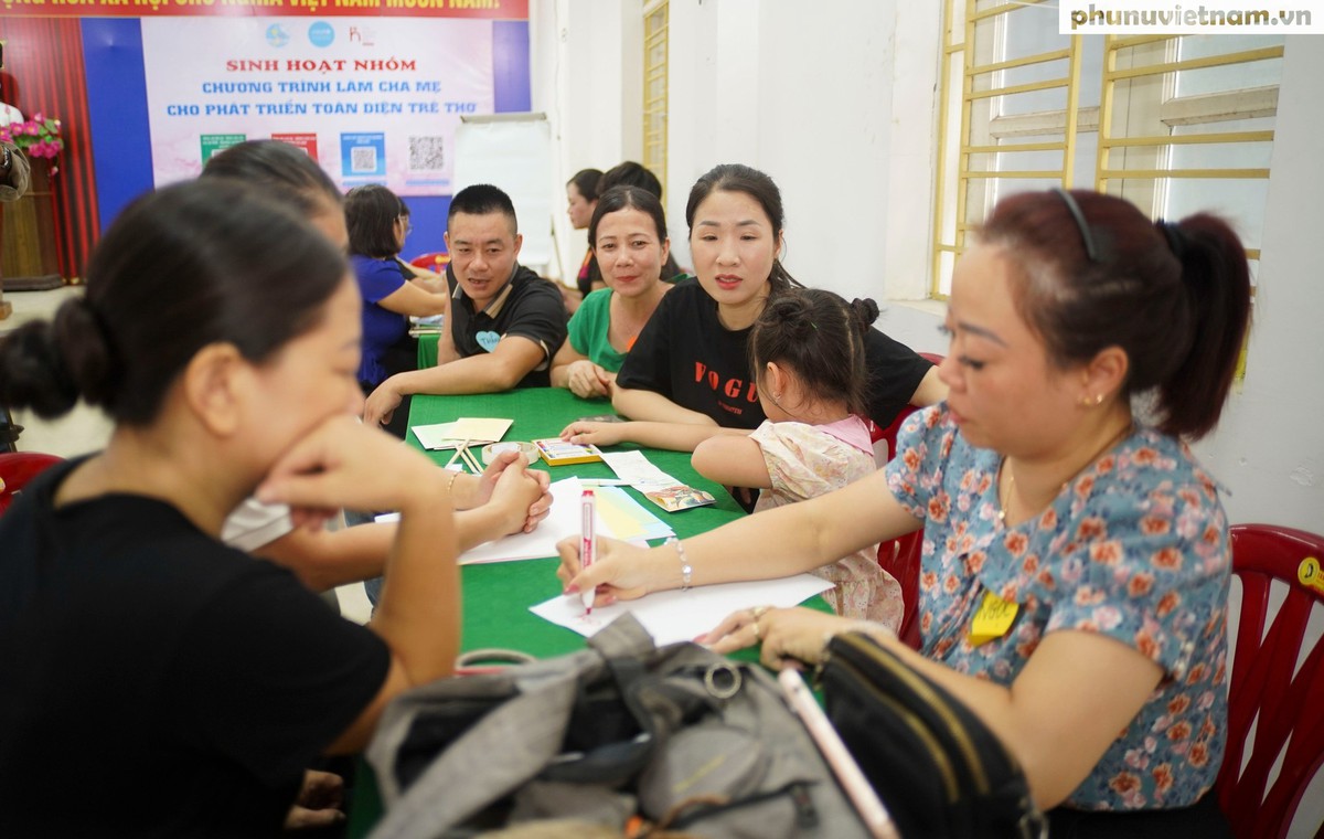 Lãnh đạo Hội LHPN Việt Nam tham quan mô hình "Làm cha mẹ cho sự phát triển toàn diện trẻ thơ" tại Hải Phòng- Ảnh 7.