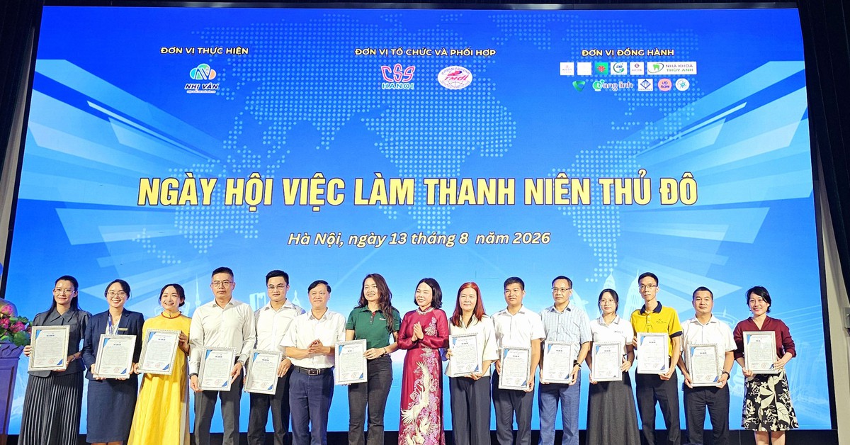 Gần 2.000 cơ hội việc làm, thực tập và đào tạo nghề tại Ngày hội Việc làm Thanh niên Thủ đô 2026 - Ảnh 2.