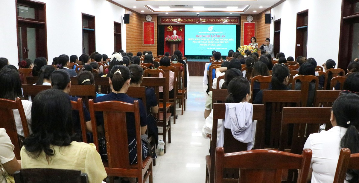 Đà Nẵng: Tập huấn triển khai Nghị quyết Đại hội Phụ nữ toàn quốc XIV - Ảnh 1.