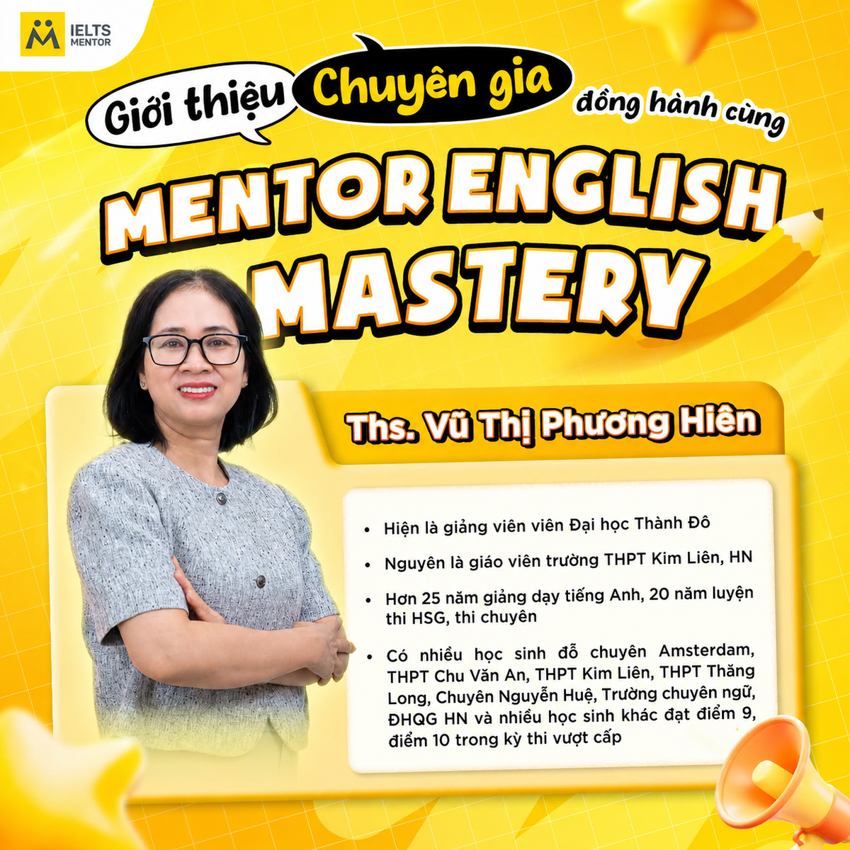 Cùng Mentor English Mastery, ThS Phương Hiên định hướng lộ trình học tiếng Anh cấp 2 bứt phá- Ảnh 1.