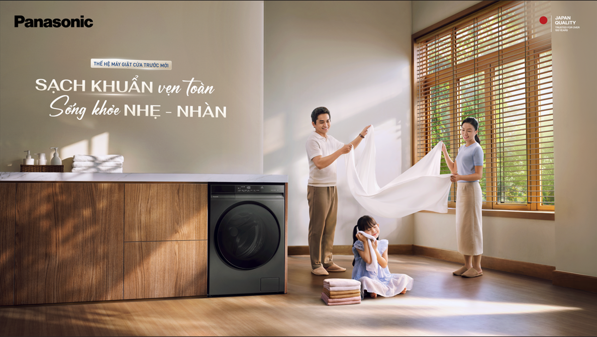 Panasonic tiếp tục khẳng định cam kết chăm sóc sức khỏe toàn diện với thế hệ máy giặt mới- Ảnh 1.