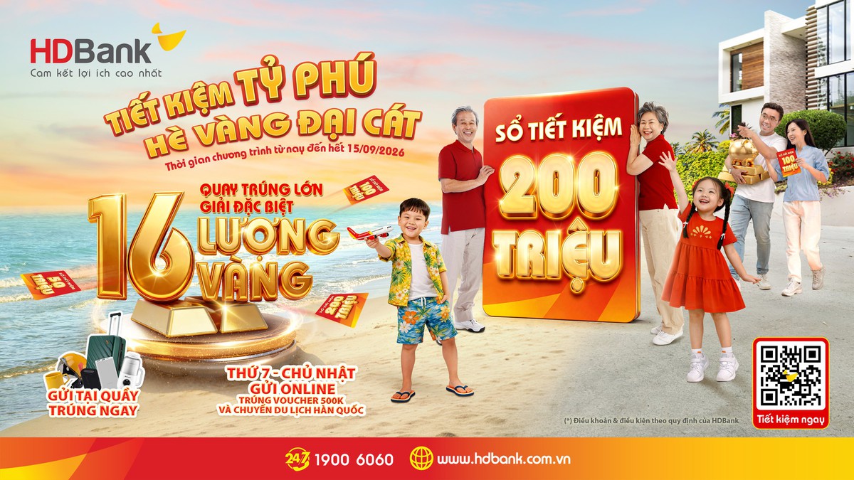 HDBank tiếp tục trao cơ hội “đại cát” tới khách hàng gửi tiết kiệm- Ảnh 1.