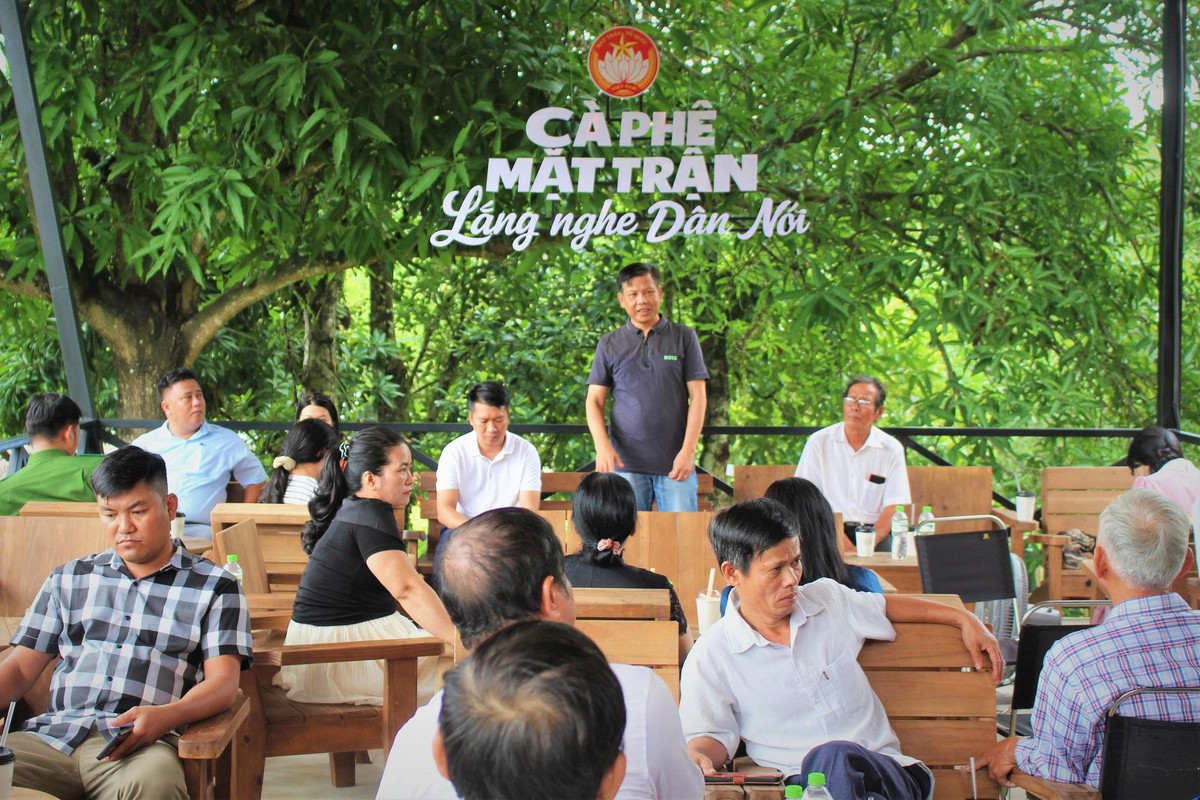 “Cà phê Mặt trận - Lắng nghe dân nói”: Nơi kéo gần khoảng cách giữa ý Đảng và lòng dân - Ảnh 5.