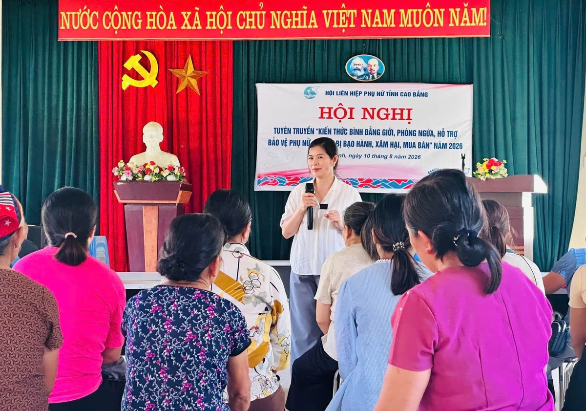 Sôi nổi phiên chợ truyền thông phòng, chống bạo lực gia đình ở Cao Bằng - Ảnh 6.