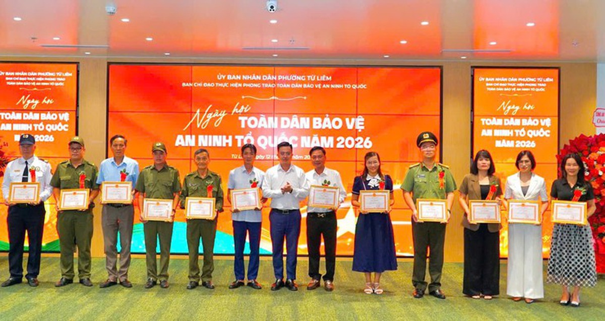 Phường Từ Liêm phát huy sức dân, giữ vững an ninh, trật tự từ cơ sở  - Ảnh 1.