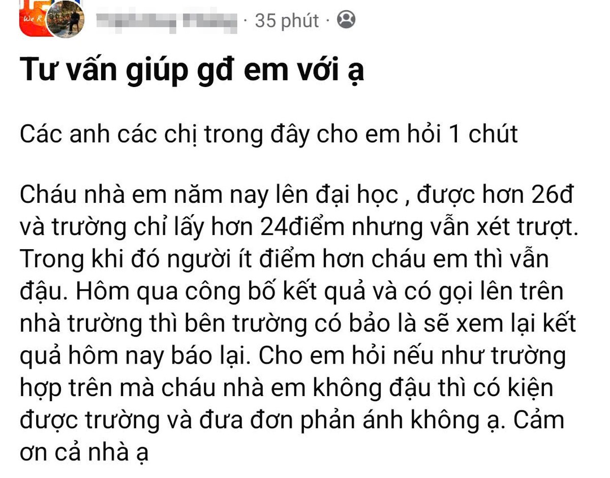 Thí sinh hoang mang vì điểm cao hơn điểm chuẩn vẫn trượt nguyện vọng 1, thực hư thế nào?- Ảnh 1.