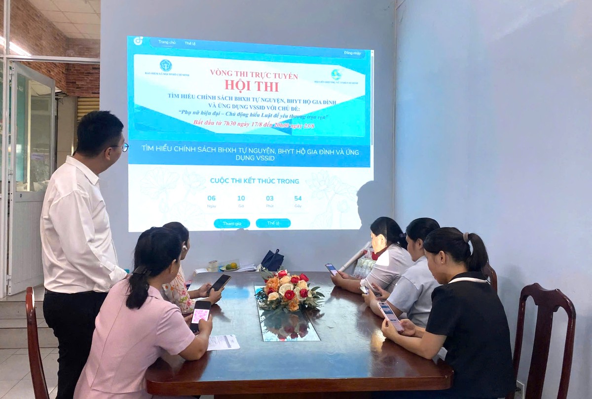 TPHCM: Hàng ngàn hội viên, phụ nữ hào hứng tham gia cuộc thi về BHYT, BHXH- Ảnh 1.