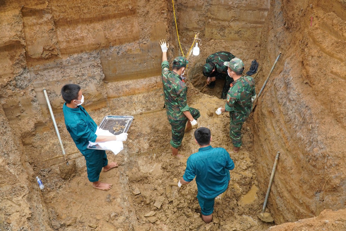 TPHCM hoàn thành công tác tìm kiếm, quy tập hài cốt liêt sĩ tại xã Thường Tân - Ảnh 1.