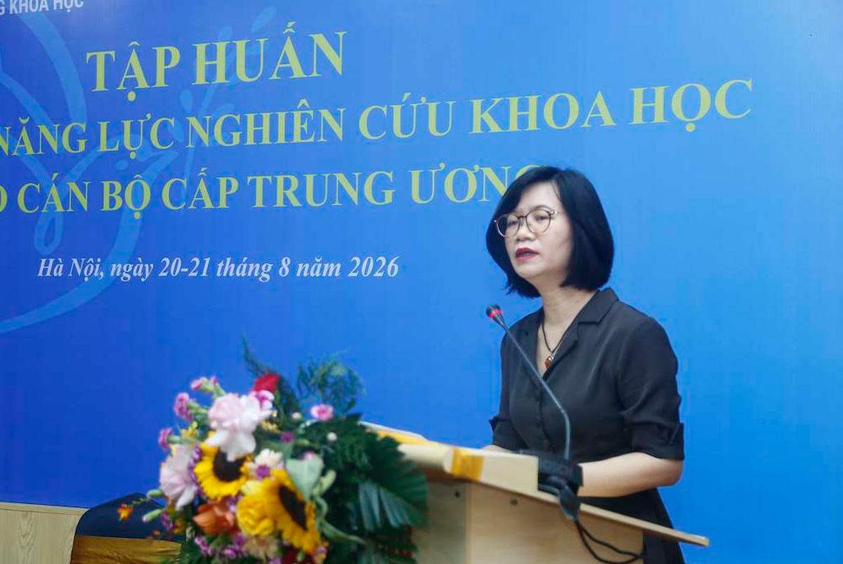 Nâng cao năng lực ứng dụng AI trong nghiên cứu khoa học cho cán bộ Trung ương Hội LHPN Việt Nam- Ảnh 1.