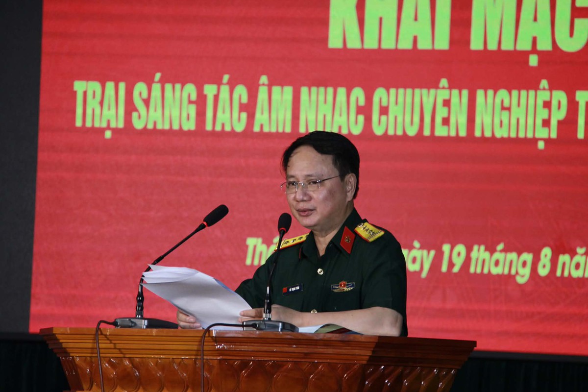 Khai mạc Trại sáng tác âm nhạc chuyên nghiệp toàn quân năm 2026 - Ảnh 2.