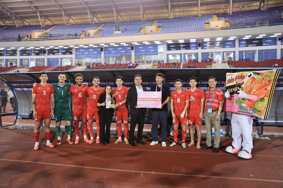 Hảo Hảo thưởng nóng 500 triệu đồng cho Đội tuyển Việt Nam khi giành quyền vào chung kết Hyundai ASEAN Cup 2026- Ảnh 1.