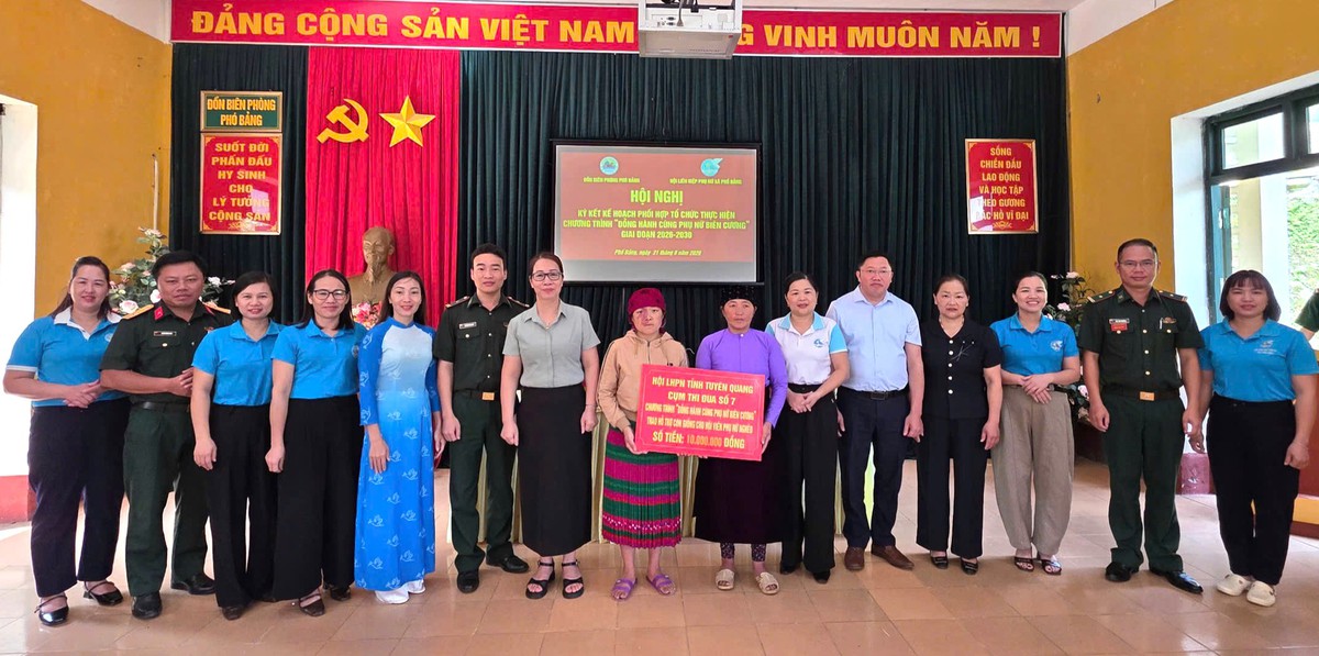 Tuyên Quang: Đồn Biên phòng ký kết chương trình "Đồng hành cùng phụ nữ biên cương"- Ảnh 3.