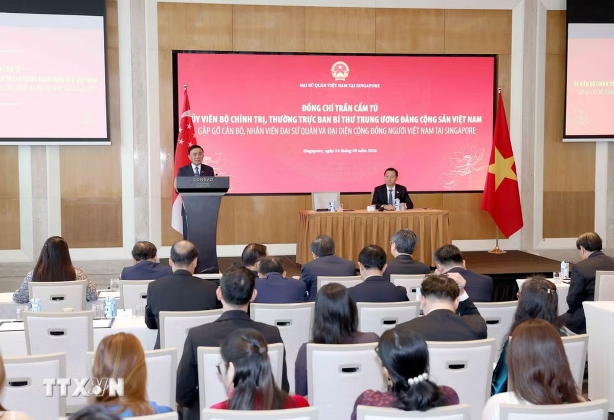 Strengthening the Vietnamese community in Singapore contributes to deepening bilateral relations - Ảnh 1.