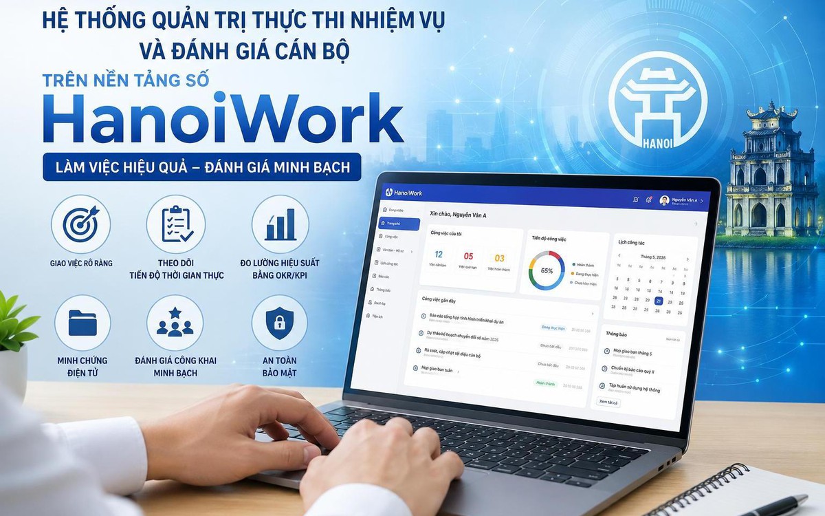 Hà Nội chuyển dần sang quản trị bằng dữ liệu, KPI và AI- Ảnh 1.