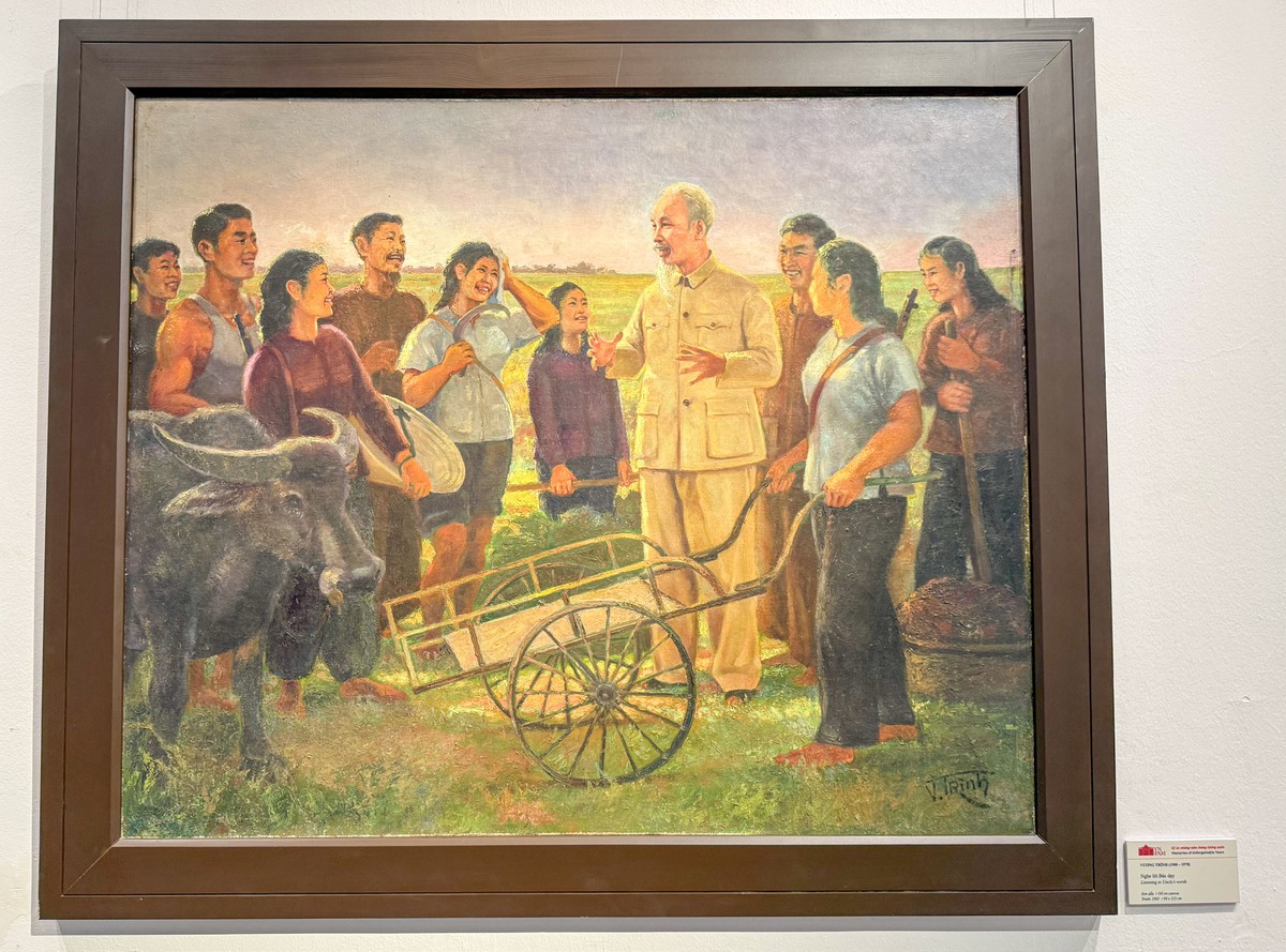 Tái hiện hành trình kiến thiết đất nước giai đoạn 1950 - 1980 qua nghệ thuật - Ảnh 2.