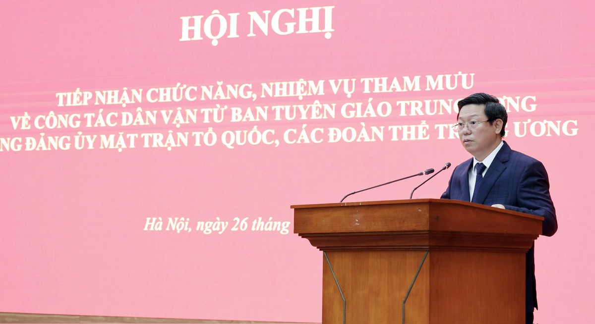 Đưa công tác dân vận về "ngôi nhà chung" của khối đại đoàn kết toàn dân tộc - Ảnh 2.