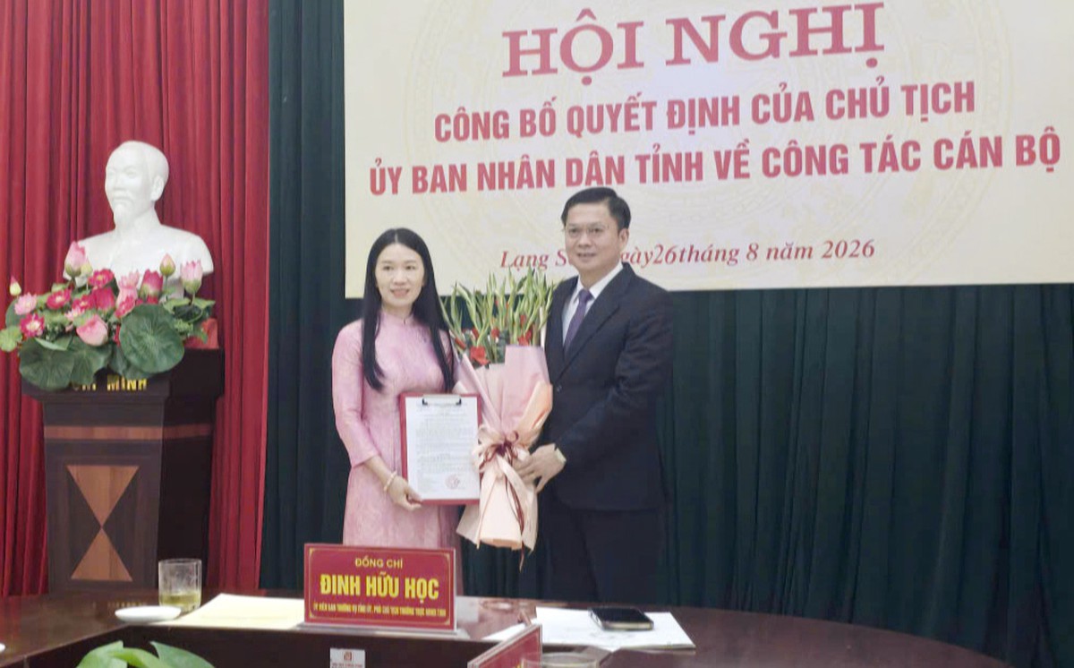 Bà Trần Thị Vân Thùy làm Giám đốc Sở Ngoại vụ tỉnh Lạng Sơn - Ảnh 1.